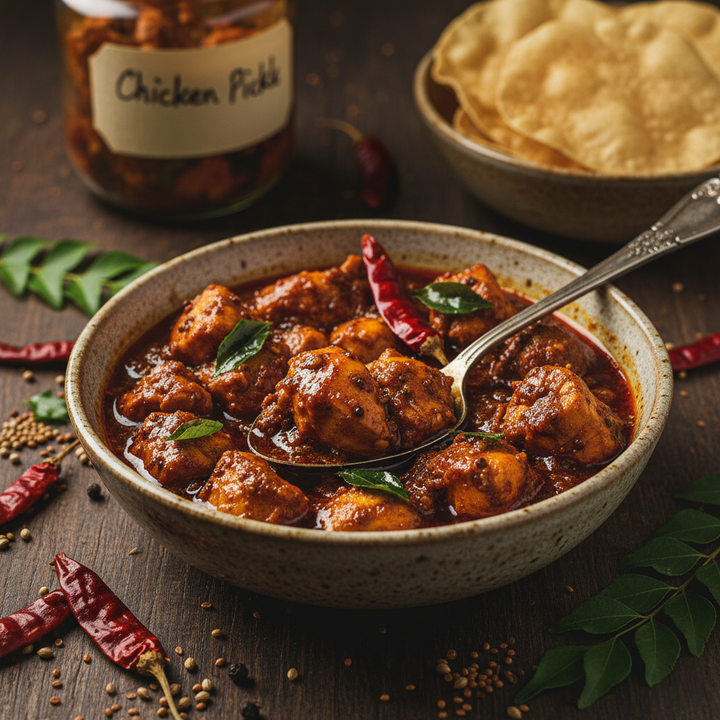 Chicken Pickle Preparation